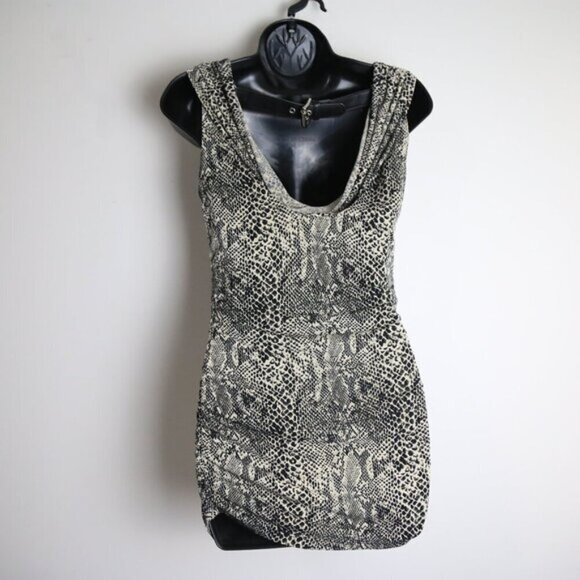 Michael Kors Crocodile Print Sleeveless Low Back Blouse Size XS - Picture 4 of 6